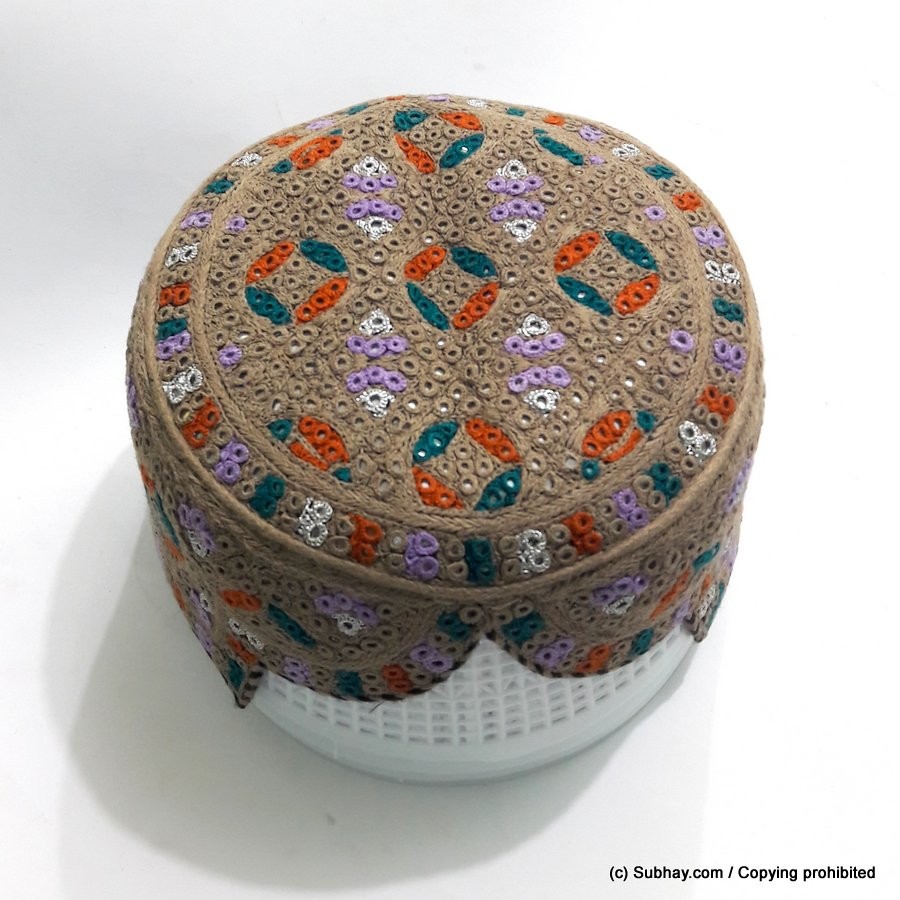 Yaqoobi Ghotki / Zardari Sindhi Cap / Topi (Hand Made) MK-533